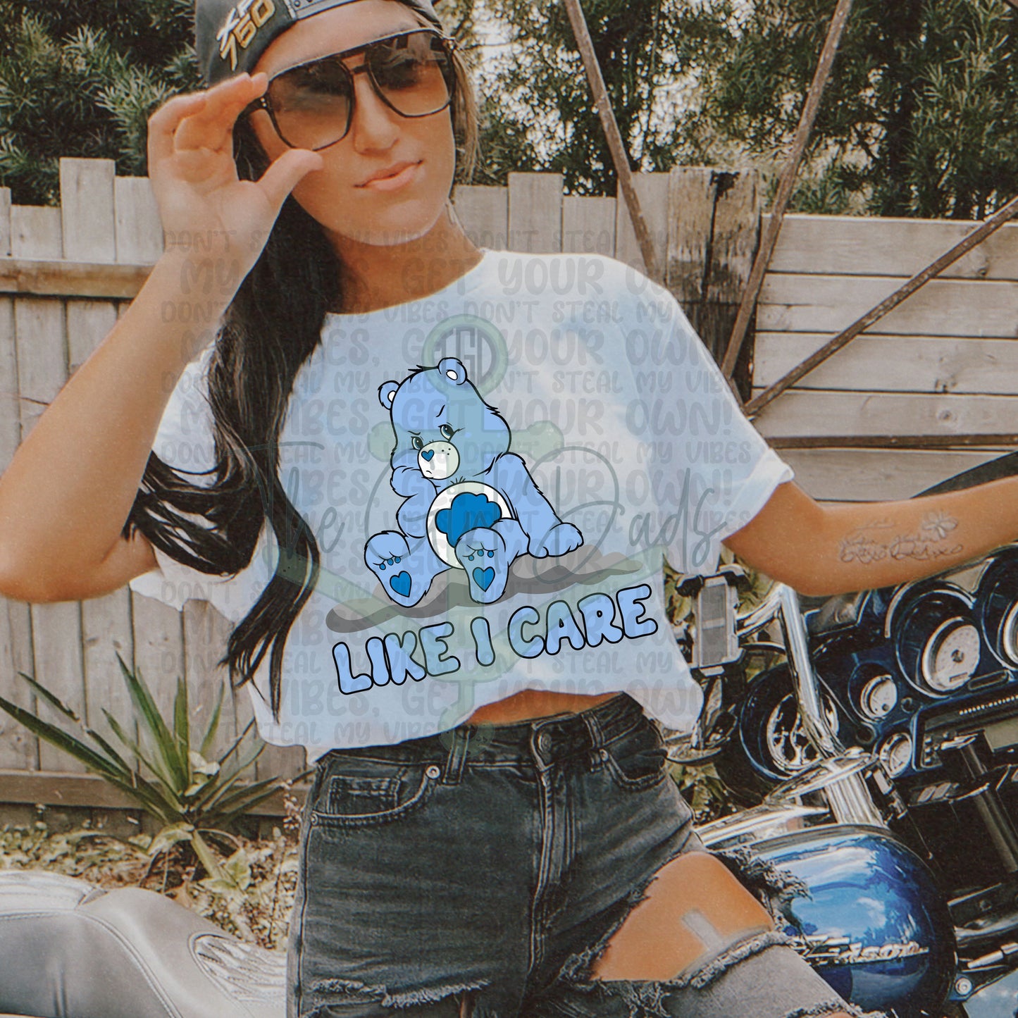 Like I Care Top Design