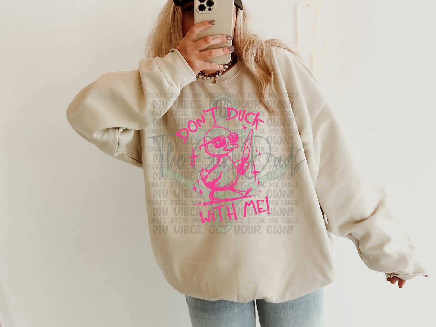 Don't Duck With Me! Pink Top Design