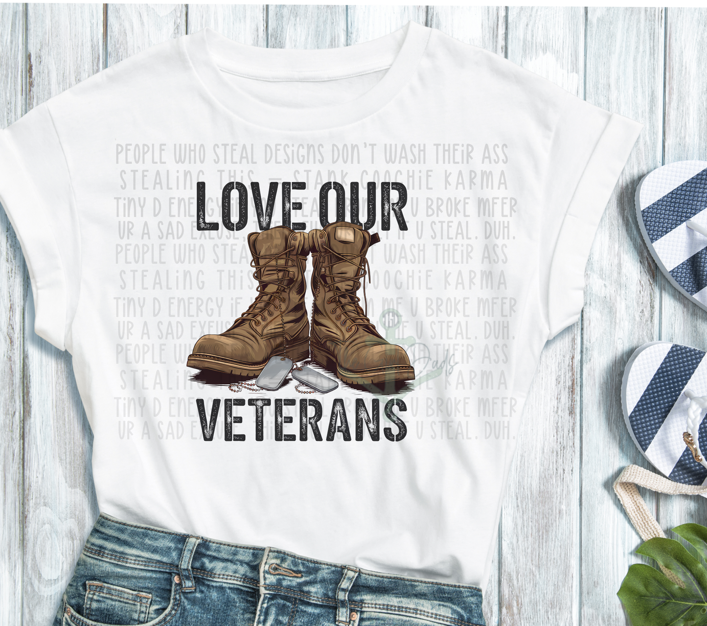 Love our veterans Top Design