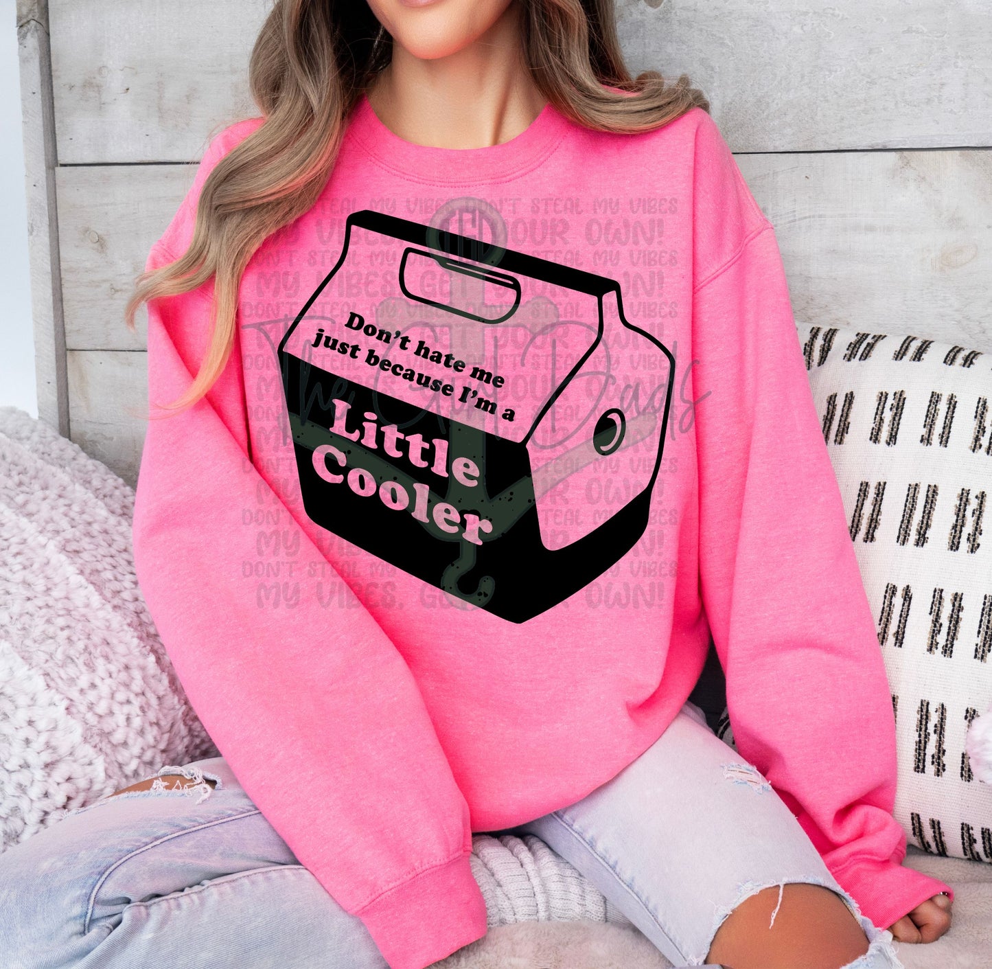 Don't Hate Me Because I'm A Little (Black) Cooler Top Design