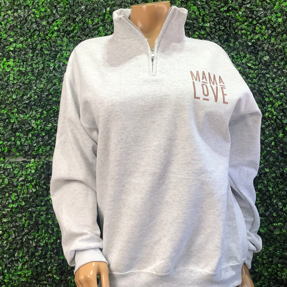 Mama half zip sweatshirt hot sale