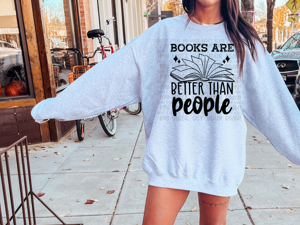 Books Are Better Than People Top Design