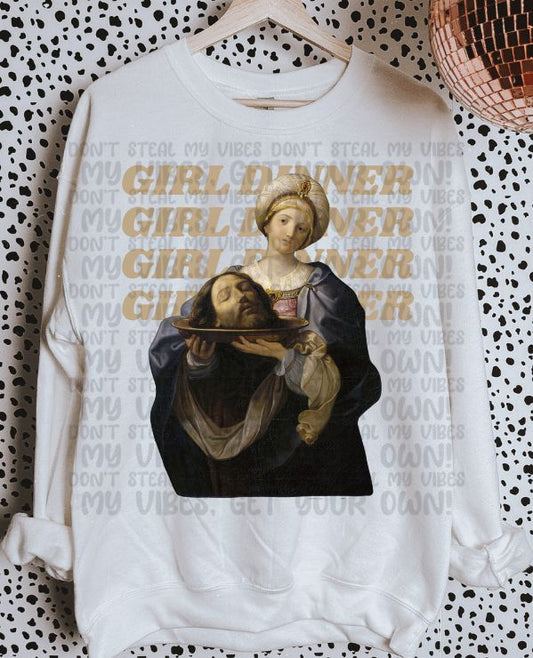 Girl Dinner Top Design