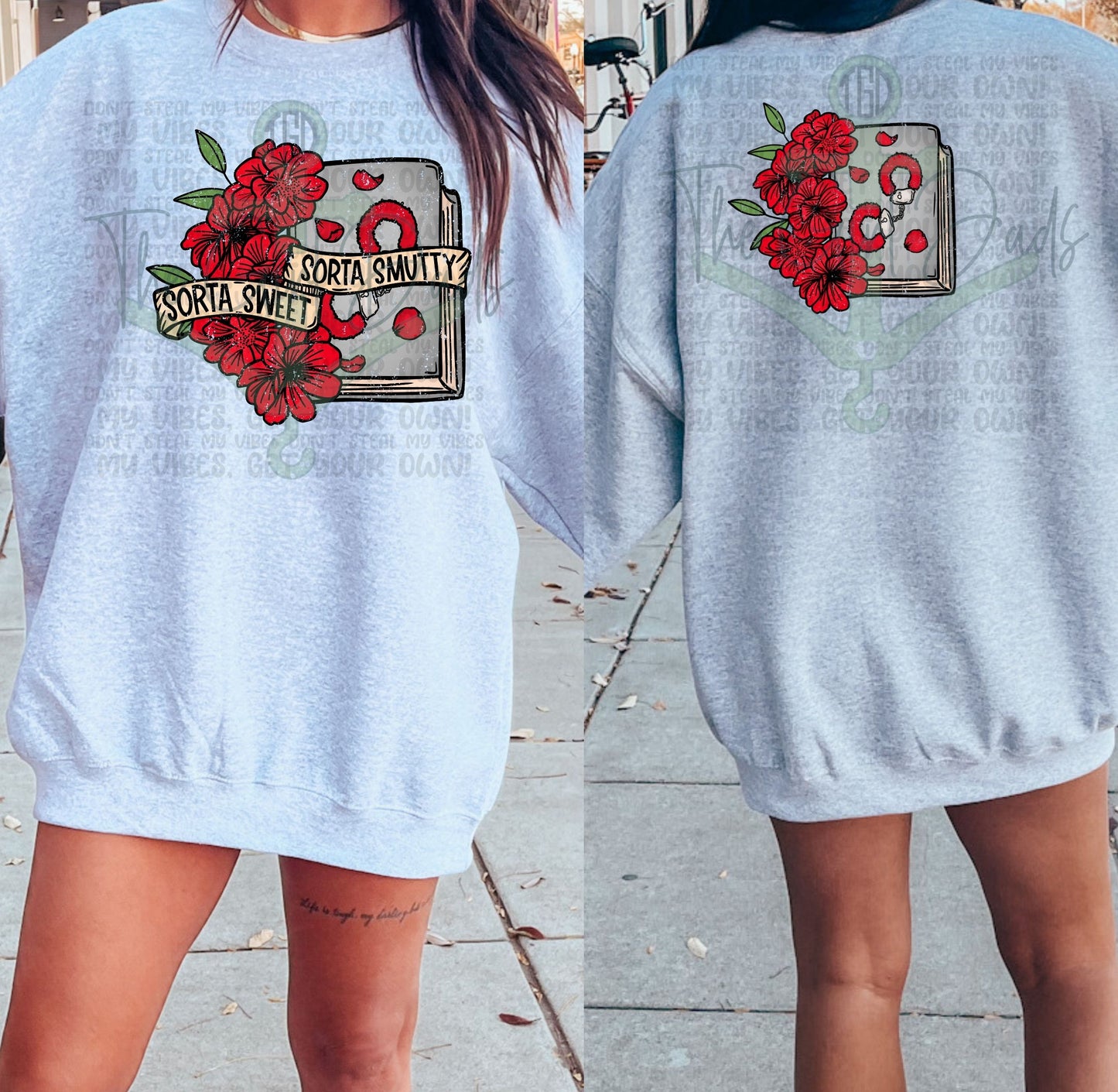 Sorta Sweet Sort Smutty (Front & Back) Top Design