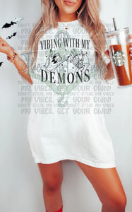 Vibing With My Demons Top Design