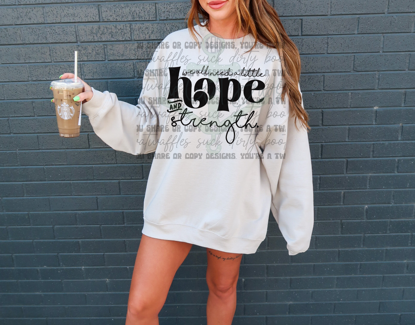 We All Need A Little Hope And Strength Top Design please no codes, to donate