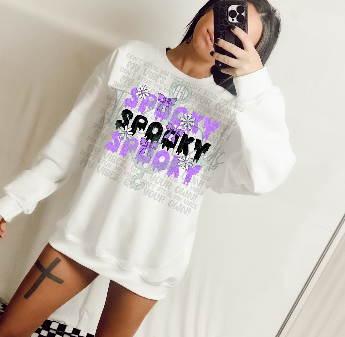 Spooky Purple Top Design