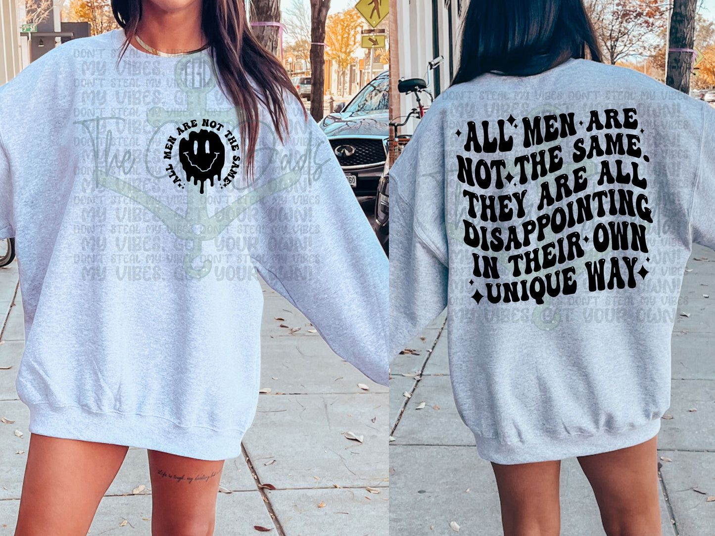 All Men Are Not The Same (Front & Back) Top Design