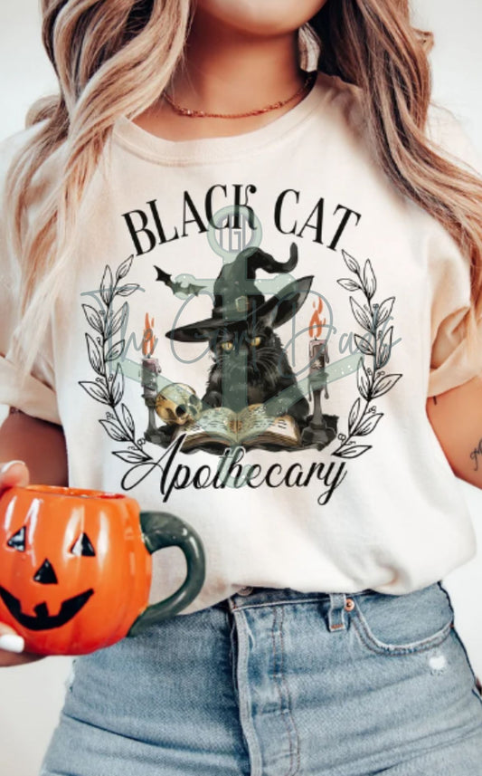 Black Cat Apothecary Top Design