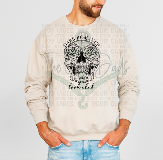 Dark Romance Book Club Skull Top Design