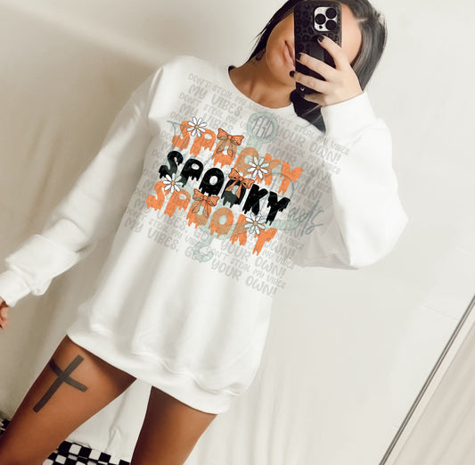 Spooky Orange Top Design