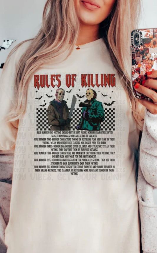 Rules Of Killing Top Design