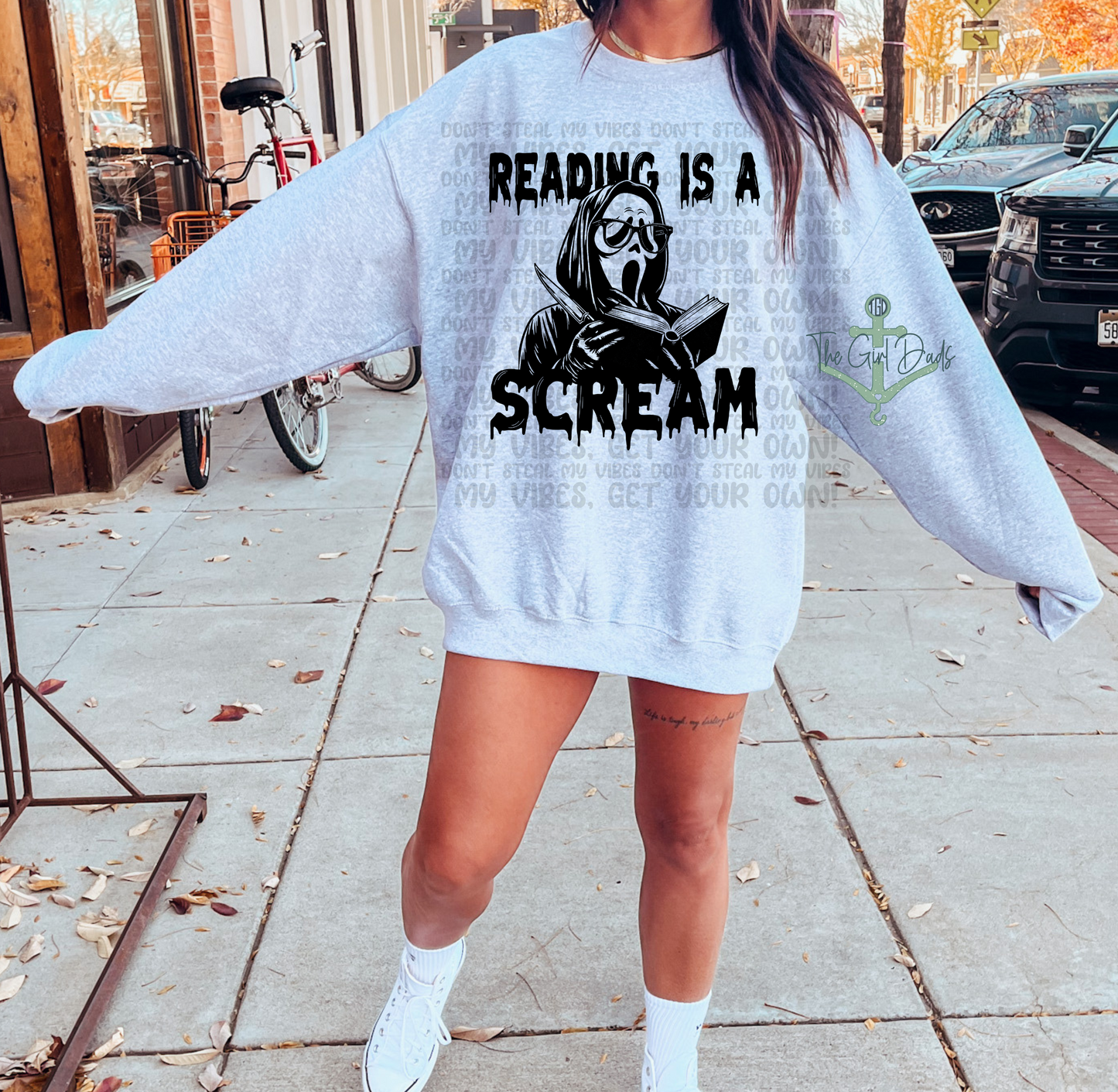 Reading Is A Scream Top Design