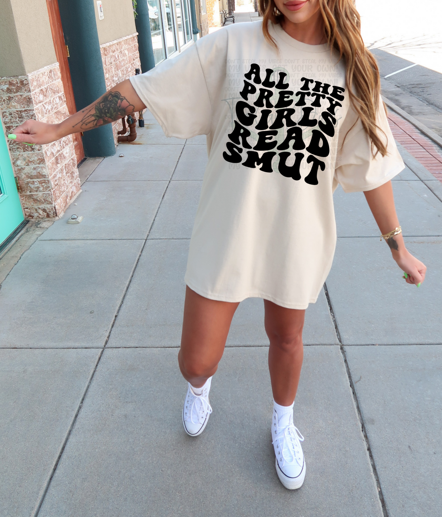 All The Pretty Girls Read Smut (Front & Back) Top Design