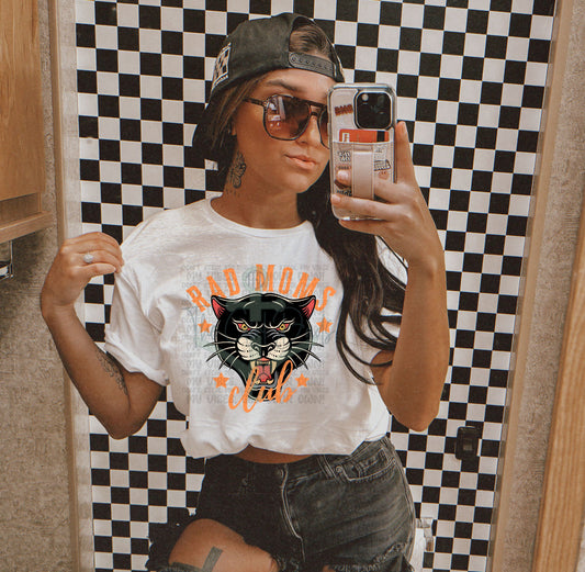 Bad Moms Club Blackcat Top Design