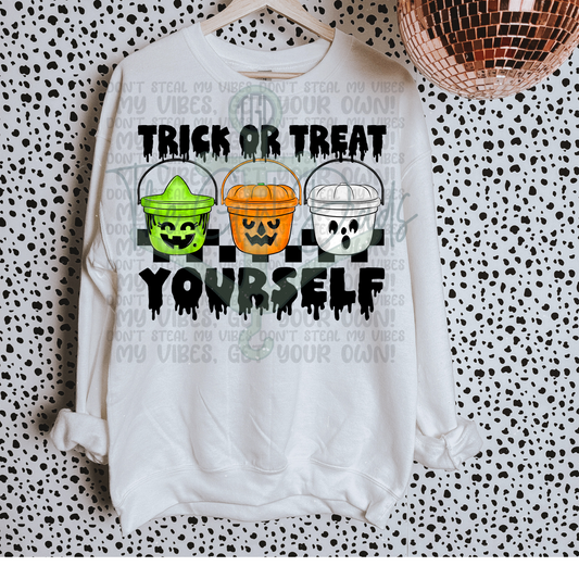 Trick Or Treat Yourself Top Design