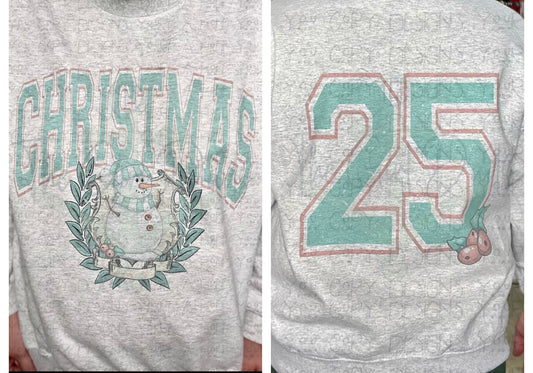 Christmas 25 Front & Back Top Design