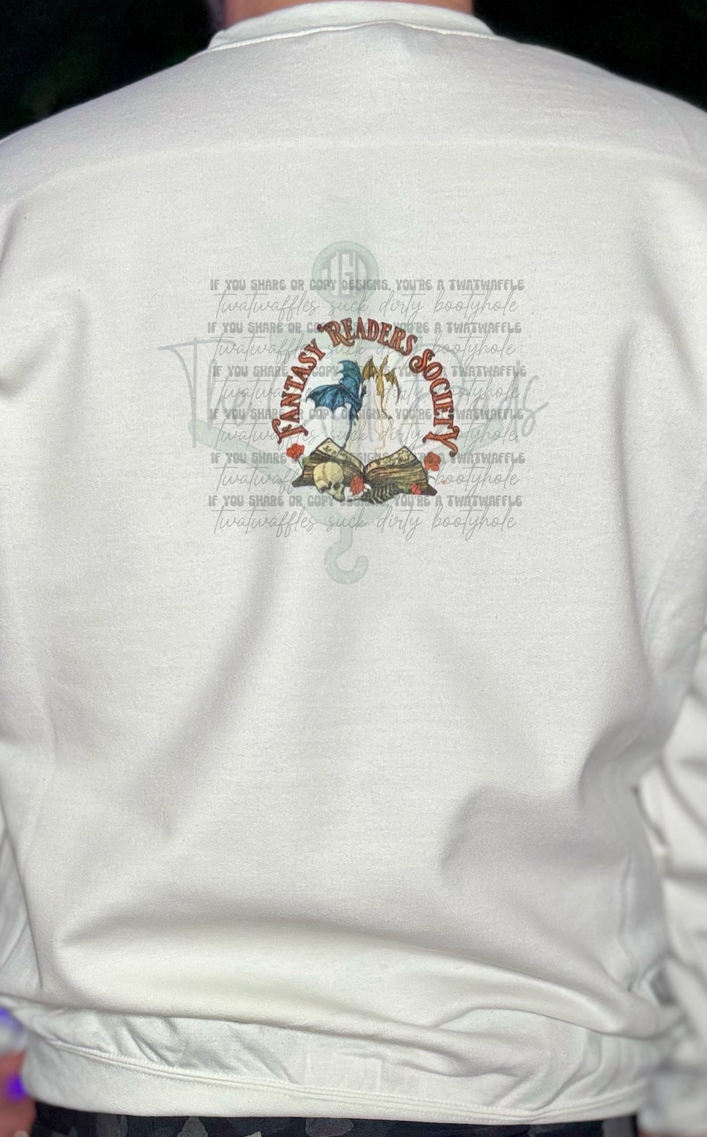 Fantasy Readers Society (Front & Back) Top Design