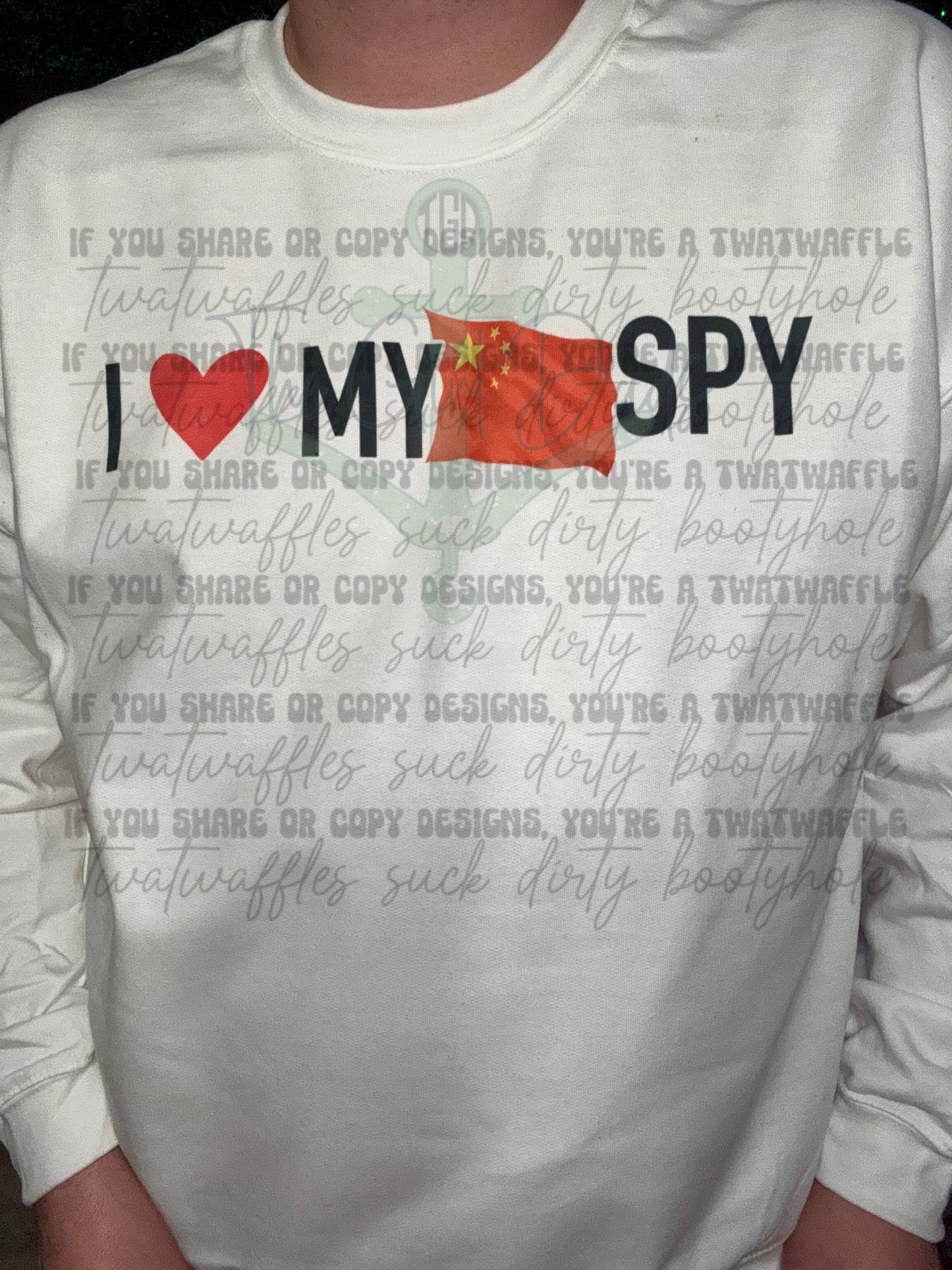 I Love My Chinese Spy Top Design