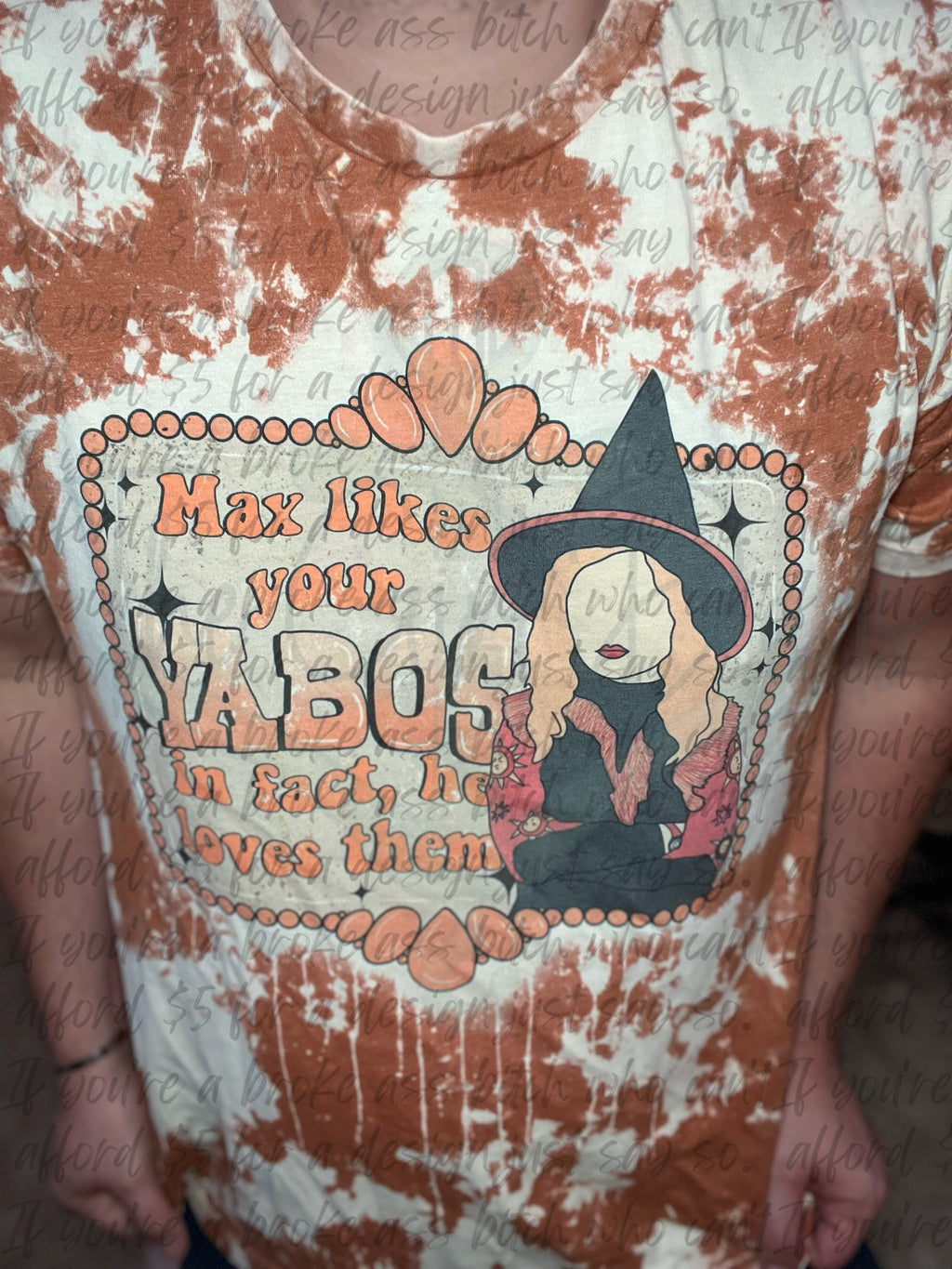 Max Likes Your Yabos Western Top Design