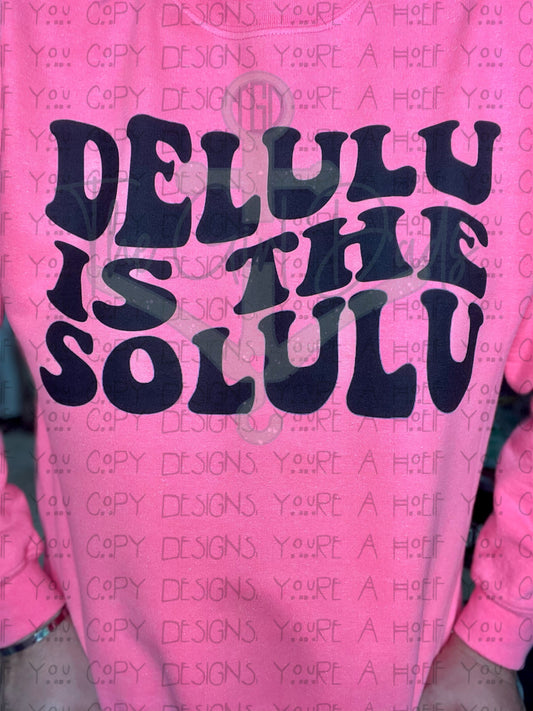 Delulu Is the Solulu Top Design