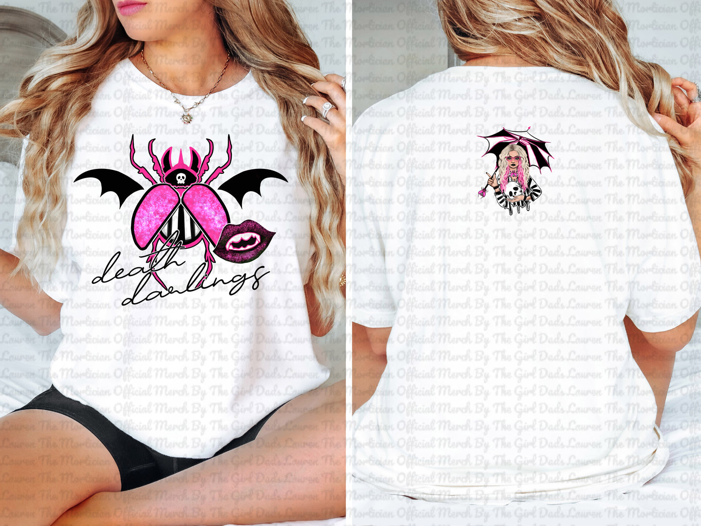 Death Darlings Front & Back Top Design