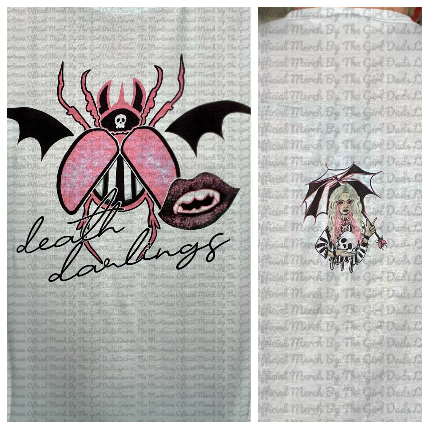 Death Darlings Front & Back Top Design