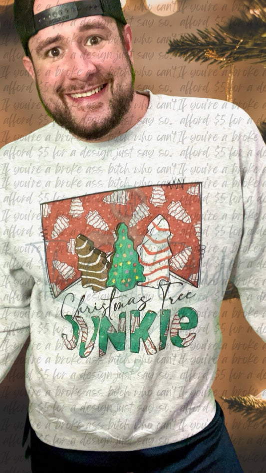 Christmas Tree Junkie Top Design