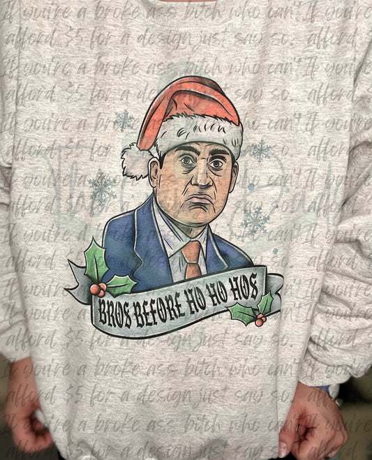 Bros Before Ho Ho Hos Top Design