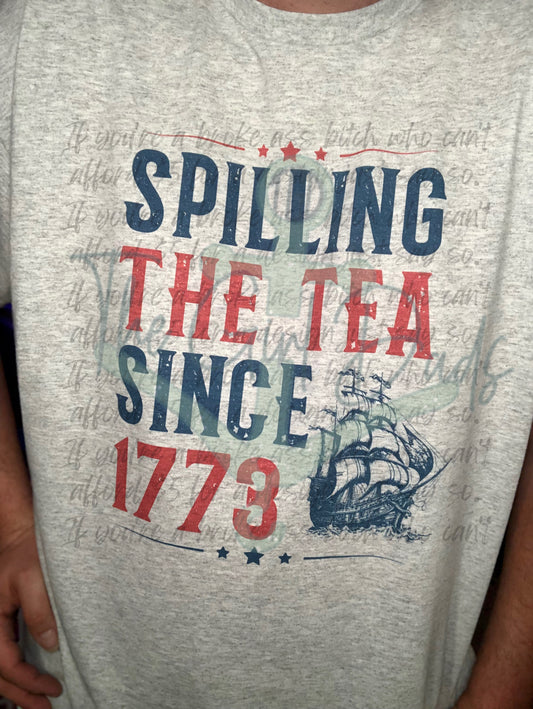 Spilling The Tea Since 1773 Top Design