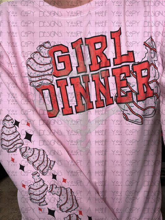 Girl Dinner Top Design