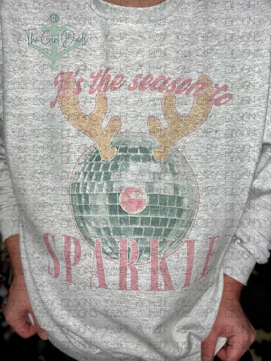 It's The Season To Sparkle Top Design