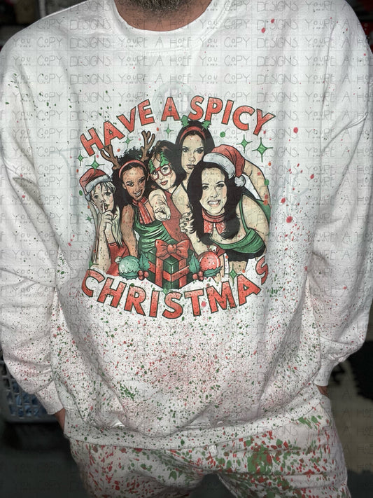 Have A Spicy Christmas Top Design