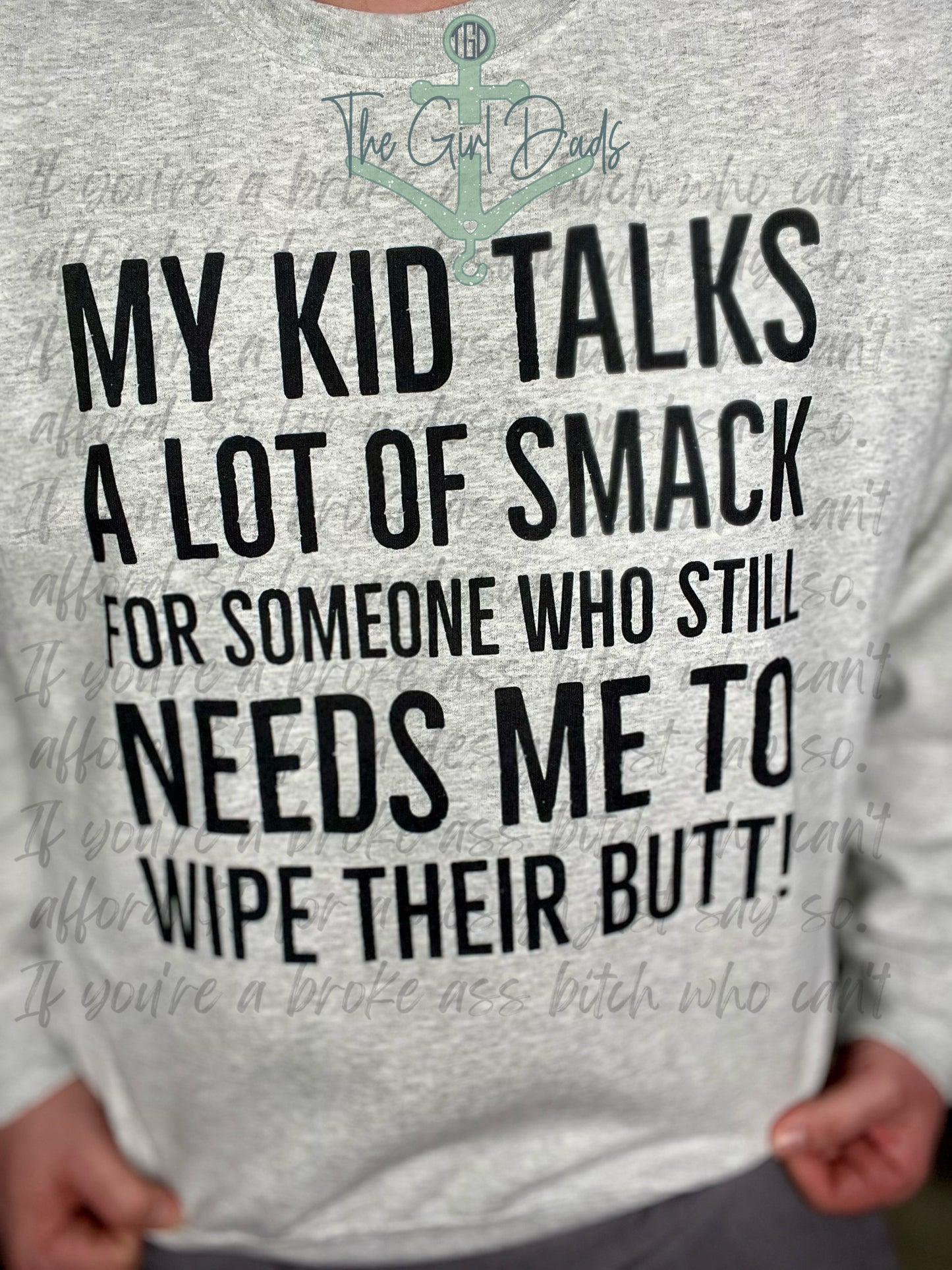 My Kid Talks A Lot Of Smack Top Design