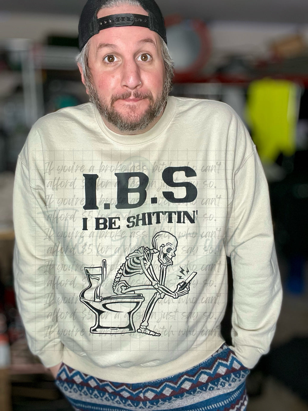 IBS I Be Shittin' Top Design