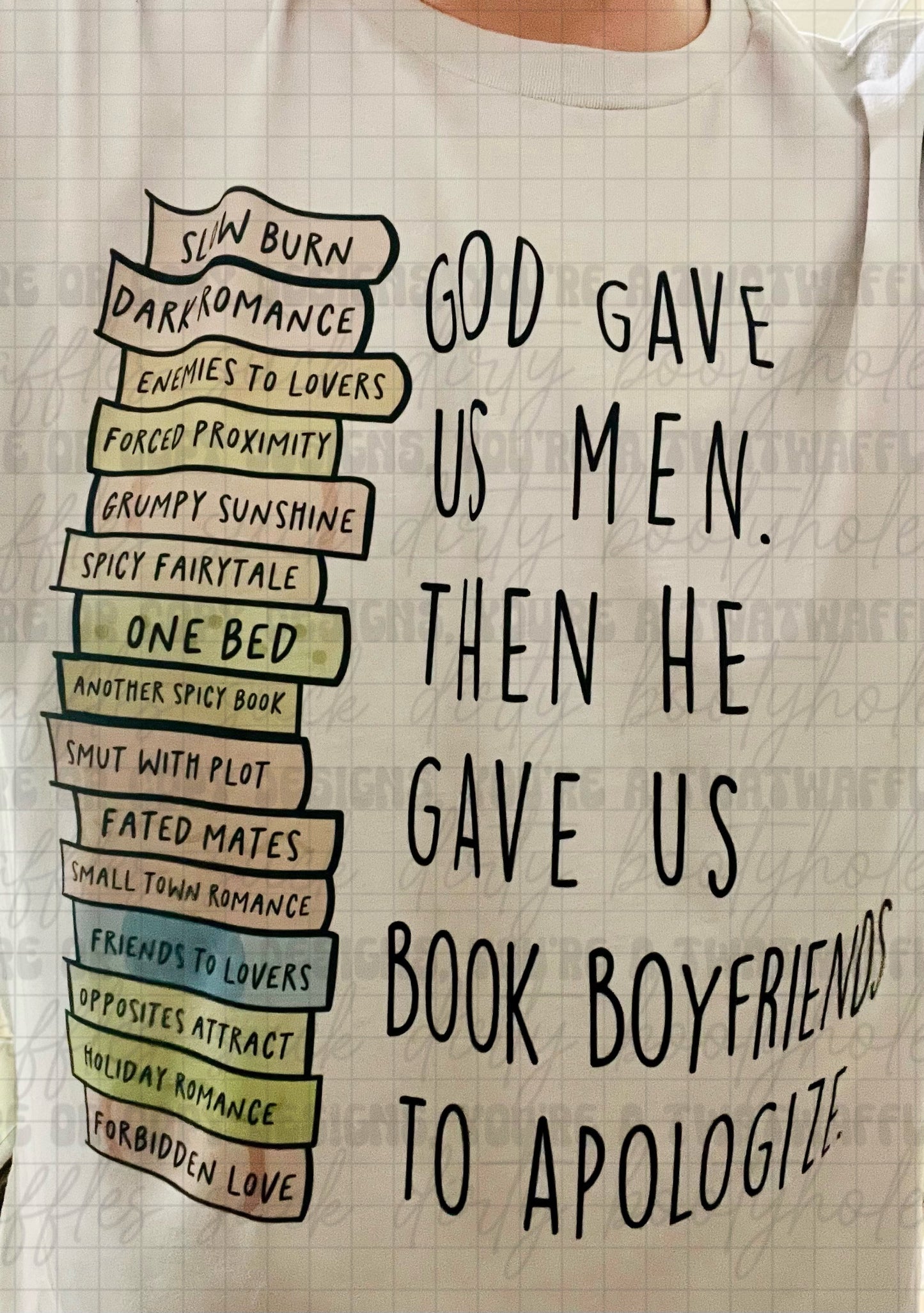 *EXCLUSIVE* Book Boyfriends To Apologize Colorful Stack Top Design