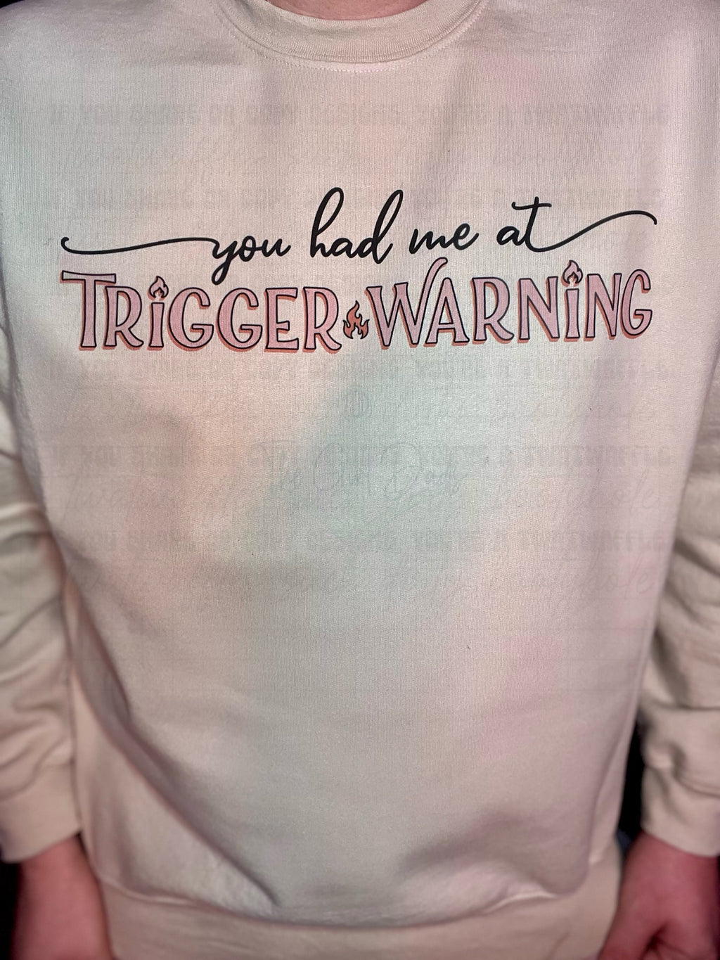 You Had Me At Trigger Warning Top Design