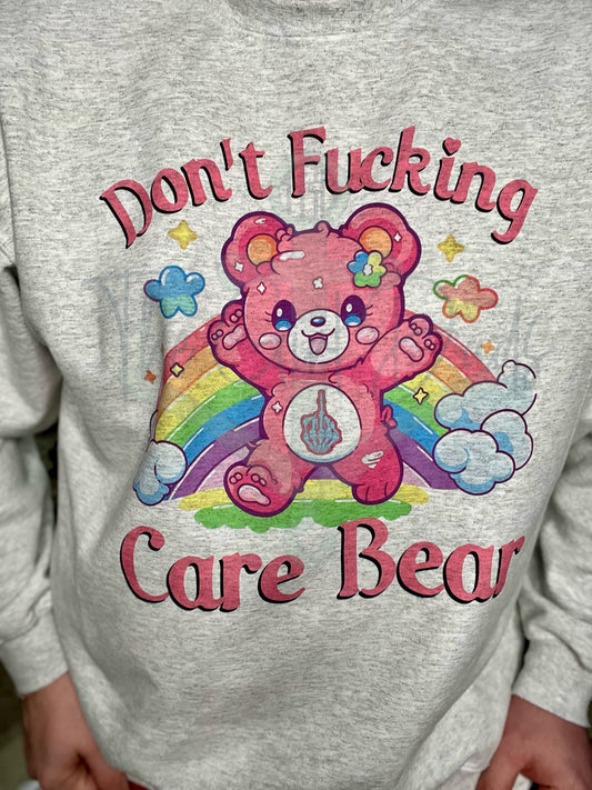 Don't Fucking Care Bear Top Design