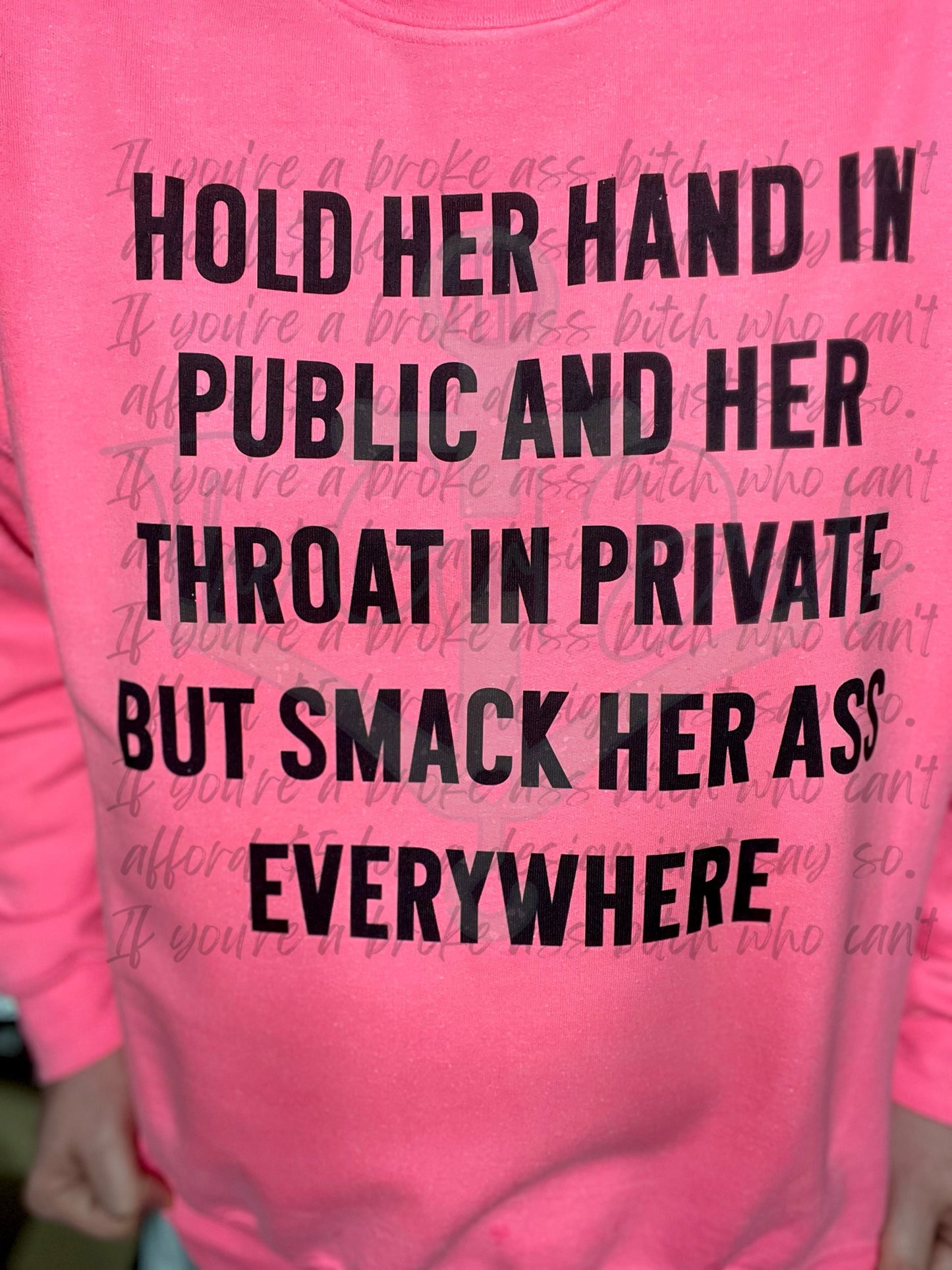 Hold Her Hand In Public And Her Throat Top Design