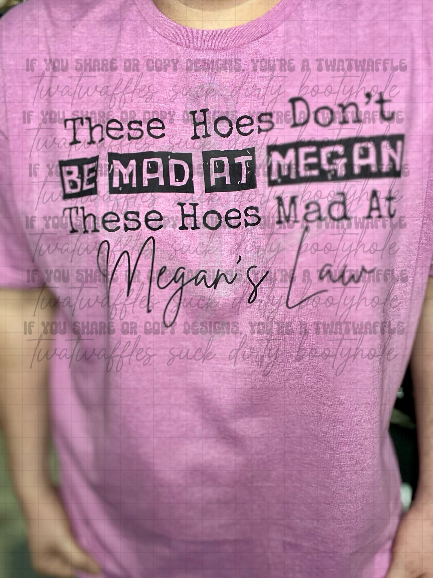 Megan's Law Top Design