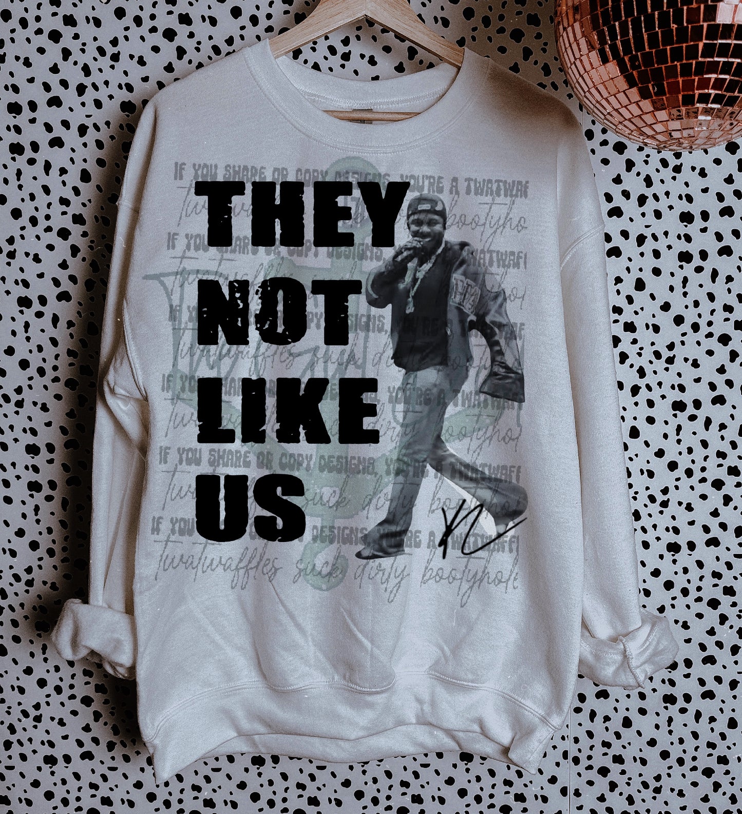 They Not Like Us Top Design