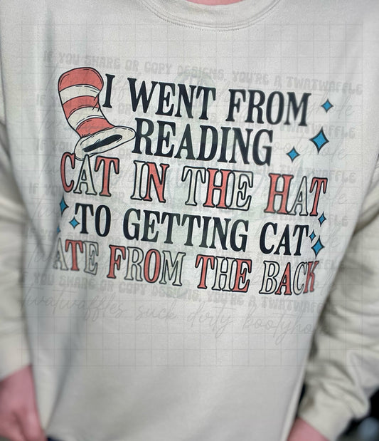 Getting Cat Ate From The Back Top Design