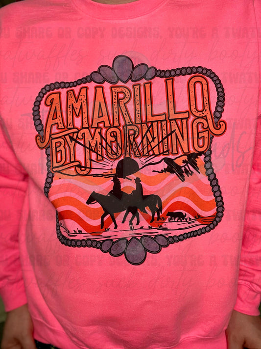 Amarillo By Morning Top Design