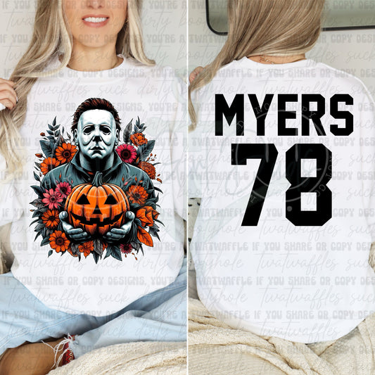 Myers Full Color Front & Back Top Design