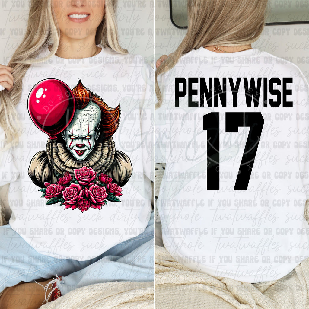Pennywise Full Color Front & Back Top Design
