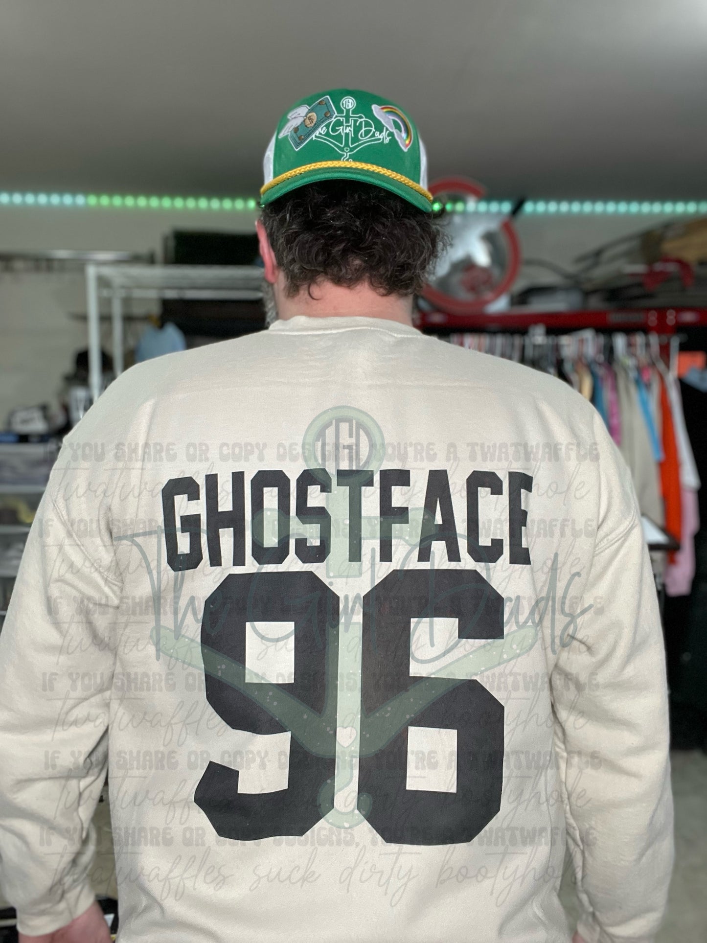 Ghostface Color Front & Back Top Design