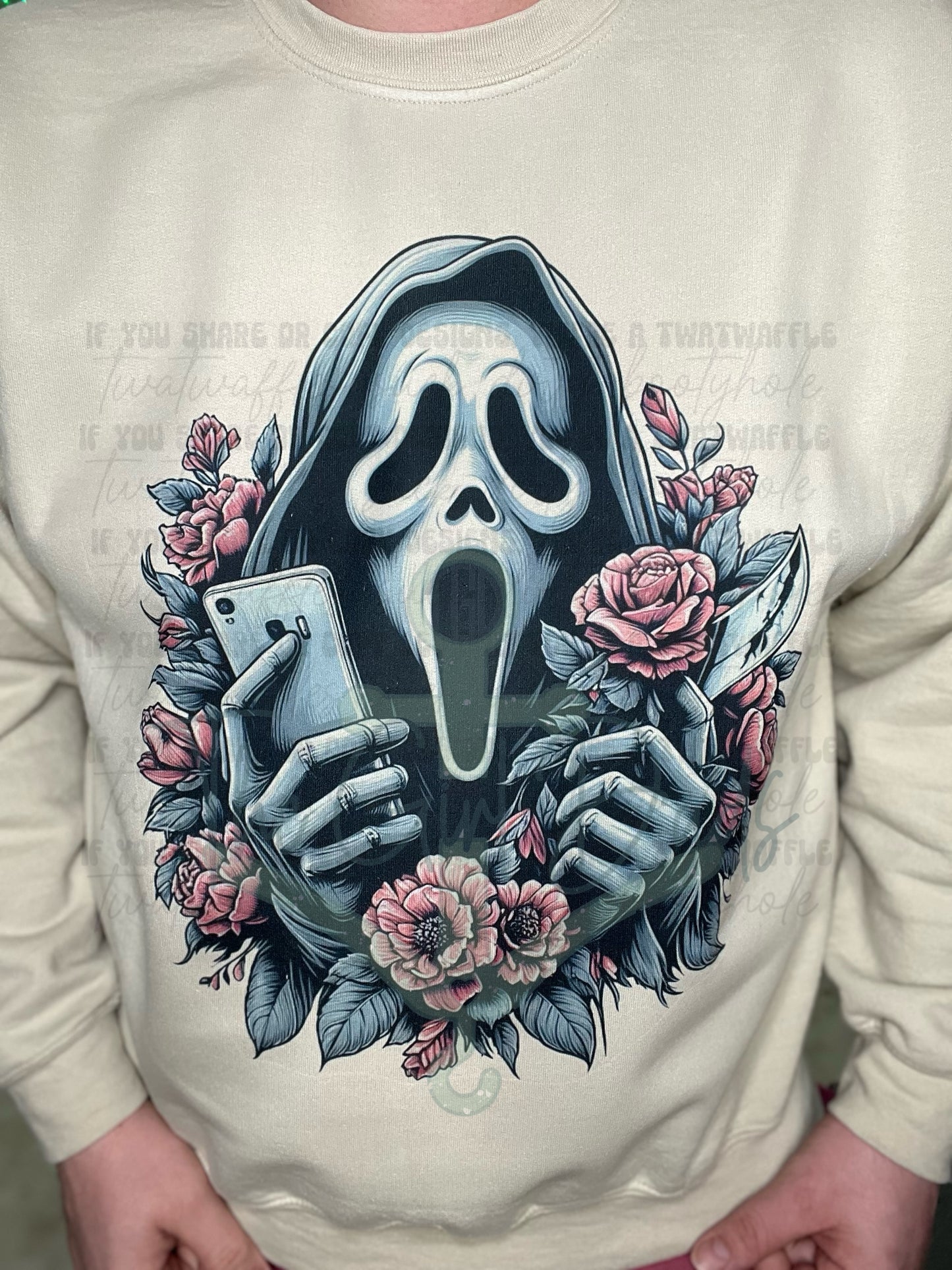 Ghostface Color Front & Back Top Design