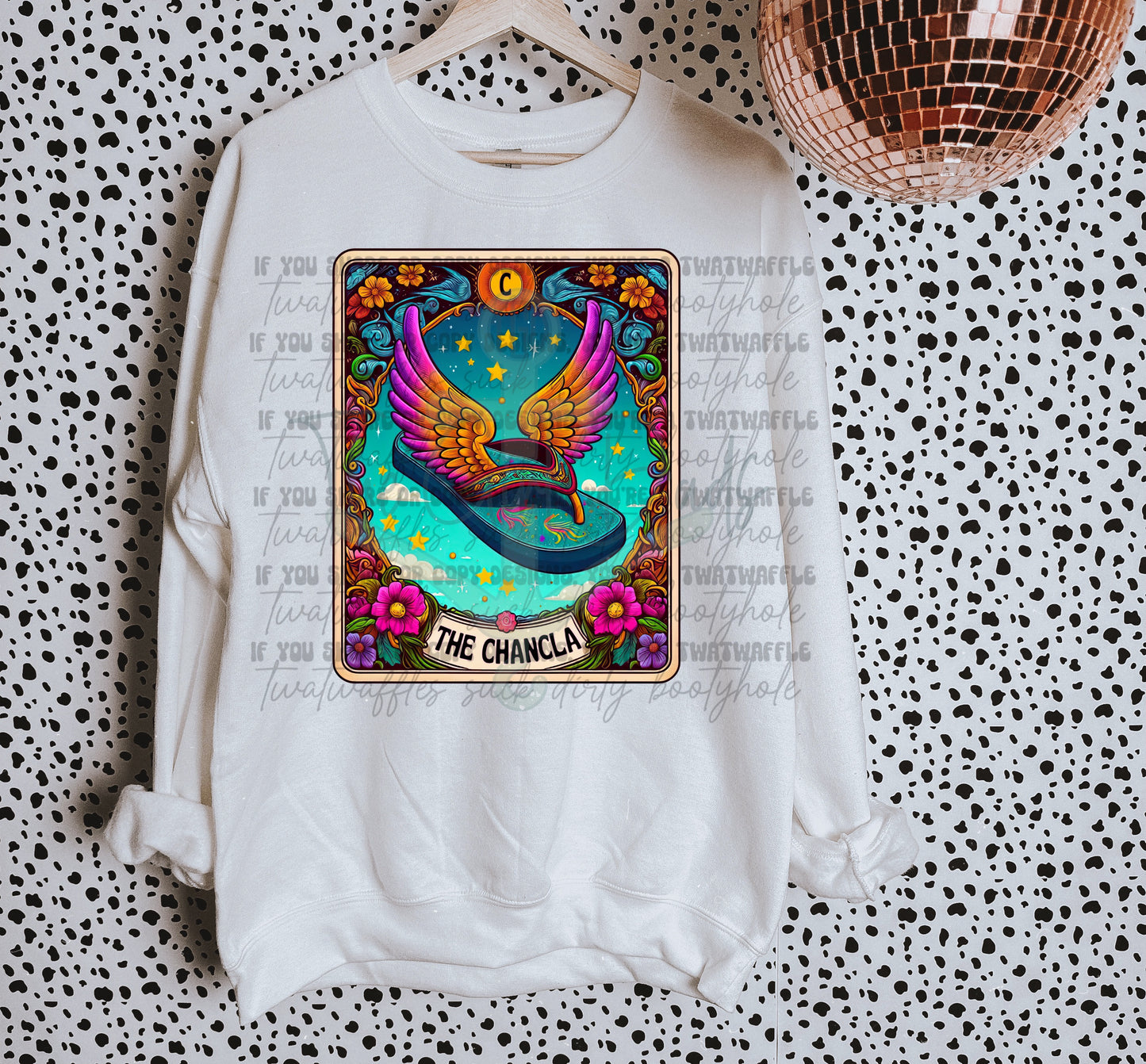 The Chancla Tarot 1 Top Design