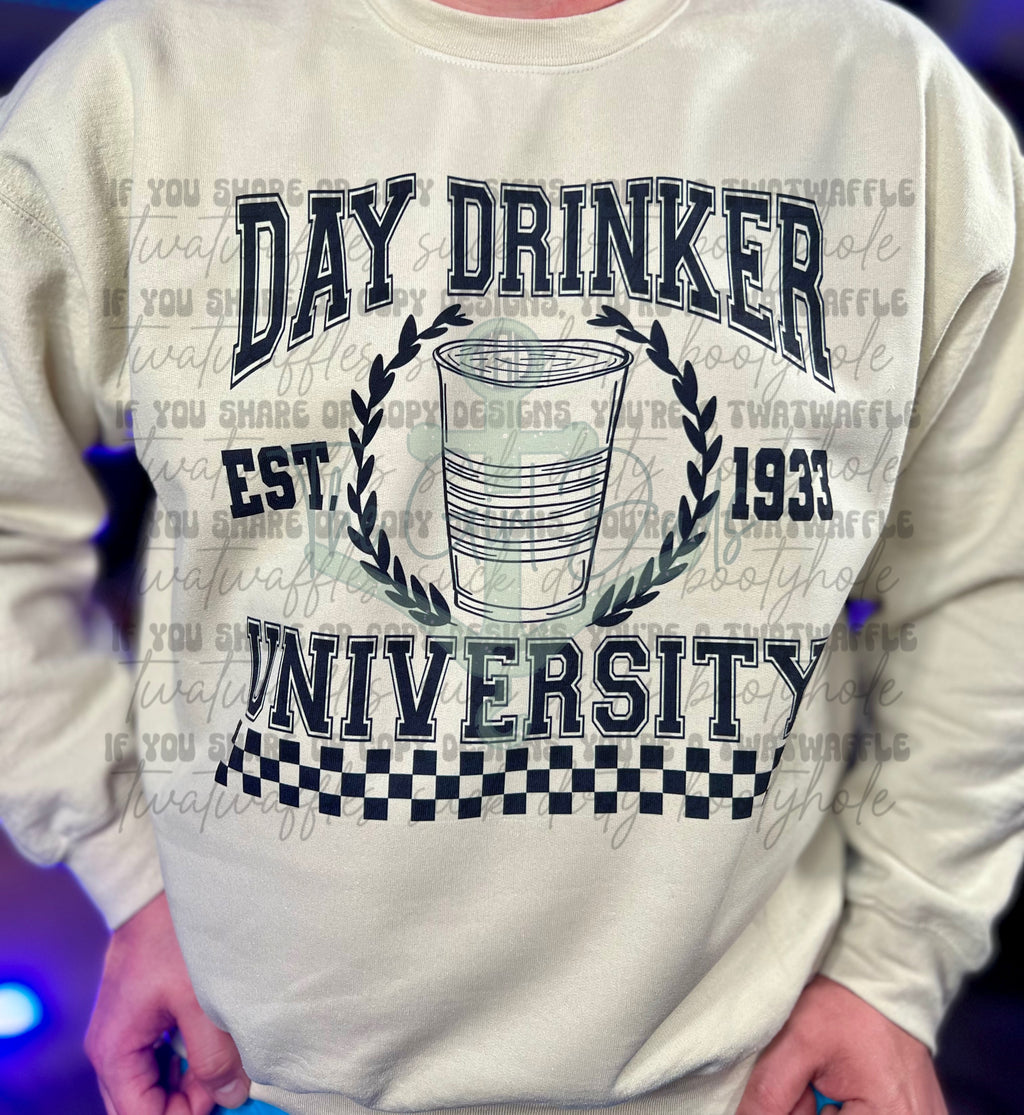 Day Drinker University Top Design