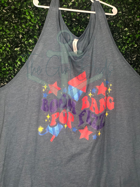 RTS Adult 2XL Slate Tank Top Boom Pop Fizz